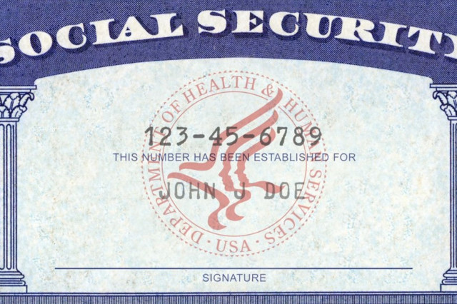 Social security card replacement